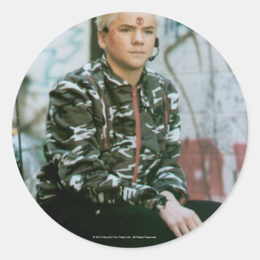 Ved de stam ronde sticker (Voorkant)