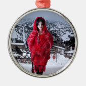 Veda's Handwoven Loom Formed Mode Ornament (Voorkant)