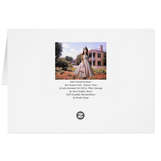 VEDA'S VIRTUELE VACATIE# SAM HOUSTON PARK, HOUSTON (Achterkant Horizontaal)