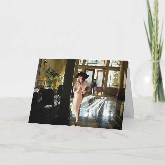 Veda's virtuele vakantie, Driskill Hotel, Austin T Kaart (Voorkant)