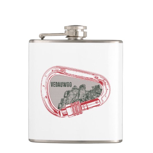 Vedauwoo Klibing Carabiner Heupfles (Voorkant)