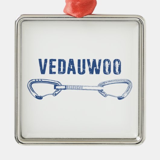 Vedauwoo-klimloop Metalen Ornament (Voorkant)