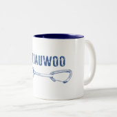 Vedauwoo-klimloop Tweekleurige Koffiemok (Voorkant rechts)