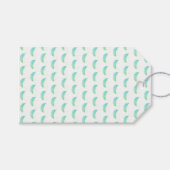 Veder door de wind geblazen cadeaulabel (Voorkant (Horizontaal))