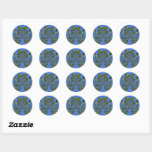 Veder Vis Ronde Sticker (Vel)