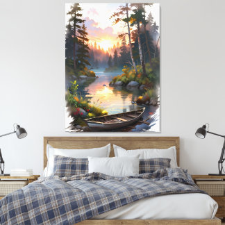 Vederachtige Sereniteit Canvas Afdruk