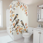 Vederachtige Sereniteit Douchegordijn (In situ)