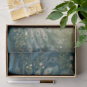 Vederlichte Pauw Promenade, Elegante Witte Pauw Tissuepapier (Geschenk)