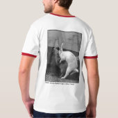 vederloze kip, Poultrygiest T-shirt (Achterkant)