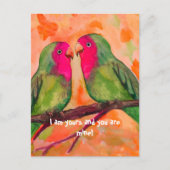 vedervogels briefkaart (Voorkant)