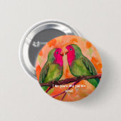 vedervogels ronde button 5,7 cm (Voorkant /achterkant)