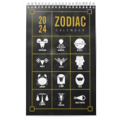 Vedic Rashi Geometrisch teken per maand Kalender (Hoes)