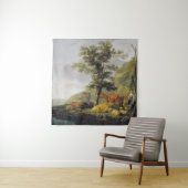 Vee bij een rivier Aelbert Cuyp Wandkleed (In situ)