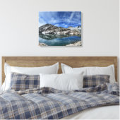 Vee Lake en Seven Gables Panorama - Sierra Canvas Afdruk (Insitu (Slaapkamer))