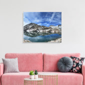 Vee Lake en Seven Gables Panorama - Sierra Canvas Afdruk (Insitu (Woonkamer))