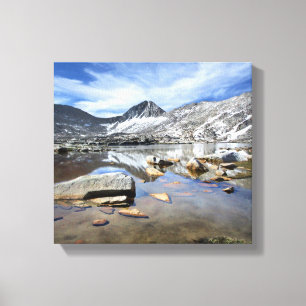 Vee Lake - Sierra Canvas Afdruk