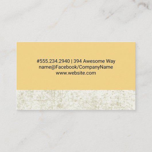 Vee op het platteland visitekaartje (Achterkant)