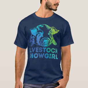 Veedame toont varkens op de beurs4078 t-shirt