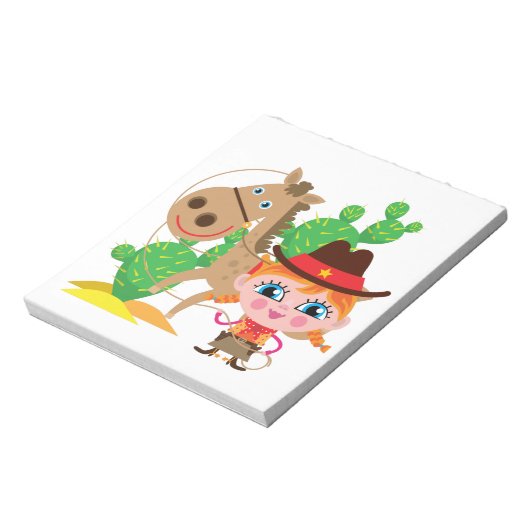 Veedrijfster en Paard Notitieblok (Linkerzijde)