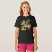 Veedrijfster en Paard T-shirt (Voorkant volledig)