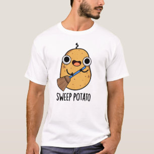 Veeg aardappel Grappige zoete aardappel woordspeli T-shirt