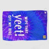 Veeg dat gist van uw schijf af - schijf golfhanddo golfhanddoek (Horizontaal)