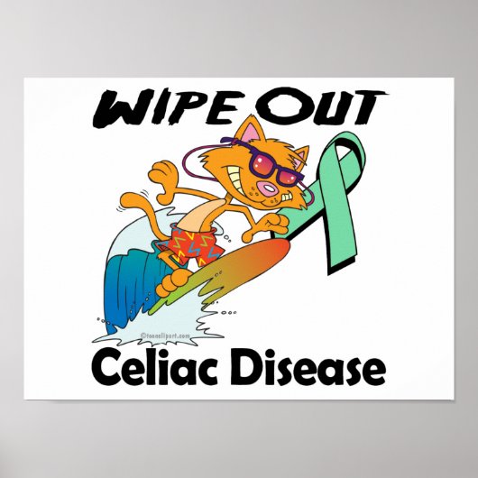 Veeg de ziekte van Celiac uit Poster (Voorkant)