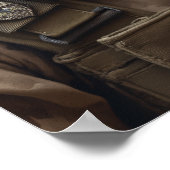 Veeg die grijns weg, maak die tuin schoon poster (Hoek)