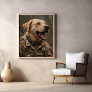 Veeg die grijns weg, maak die tuin schoon poster