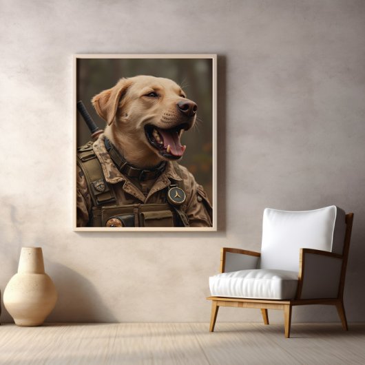 Veeg die grijns weg, maak die tuin schoon poster