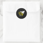 Veeg Het Been Karate Martial Arts  Ronde Sticker (Tas)