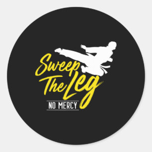 Veeg Het Been Karate Martial Arts  Ronde Sticker
