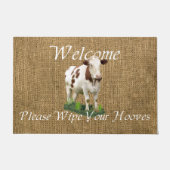 Veeg je eigen Koe af Deurmat (Voorkant)