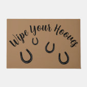 Veeg je hoeven gepersonaliseerde deurmat (Voorkant)