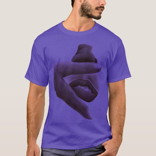 Veeg je neus grap t-shirt (Voorkant)