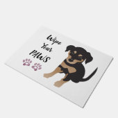 Veeg je pootjes leeg met een pop-uppel deurmat (Schuin)