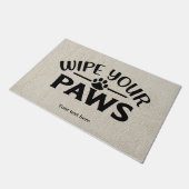 Veeg je pootschild af deurmat (Schuin)