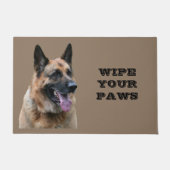 VEEG JE POTEN AF, Duitse Herder humor, Deurmat (Voorkant)