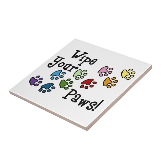 Veeg je poten af tegeltje (Zijkant)