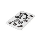 Veeg je poten wissen. badmat (Gekanteld)