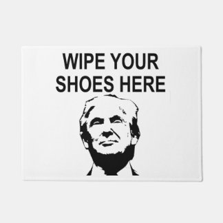 Veeg je schoenen op Trump's gezicht Deurmat