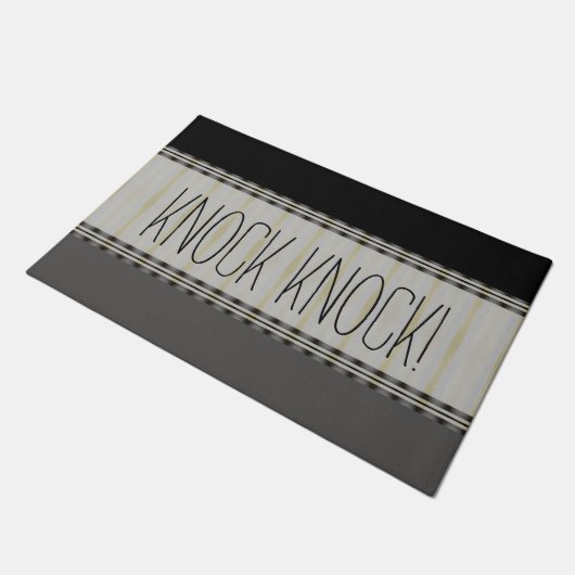 Veeg je voetje op dit deurmat (Schuin)