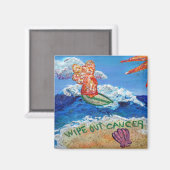 Veeg Kanker Angel Magnet uit (Voorkant / Achterkant)