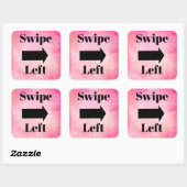 Veeg Links Sticker (Vel)