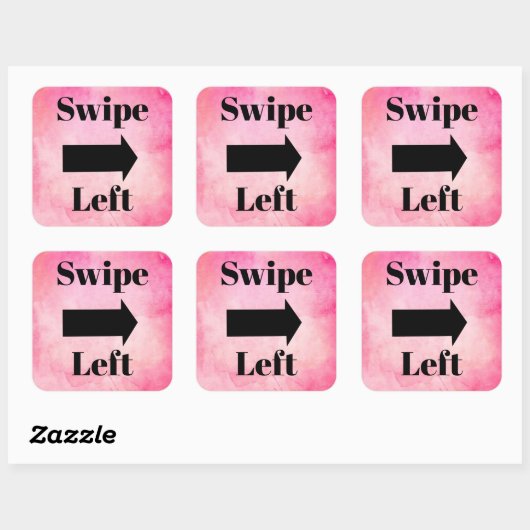 Veeg Links Sticker (Vel)