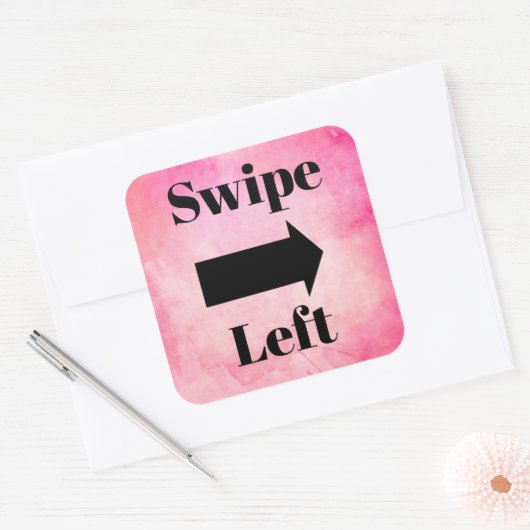 Veeg Links Sticker (Envelop)