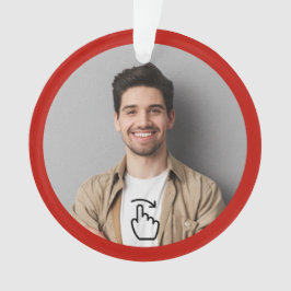 VEEG NAAR RECHTS - Foto invoegen - Zie achterkant Ornament