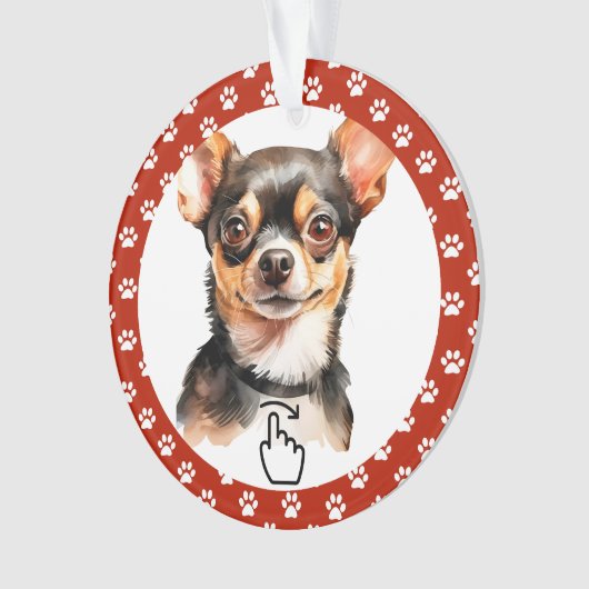 VEEG NAAR RECHTS - Zie achterkant ... Keramische o Ornament (voorkant)