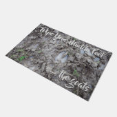 Veeg uw rommeltje af - GOATS - CountryFarmandPets Deurmat (Schuin)