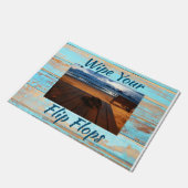 Veeg uw Teenslippers deur schoon Deurmat (Schuin)